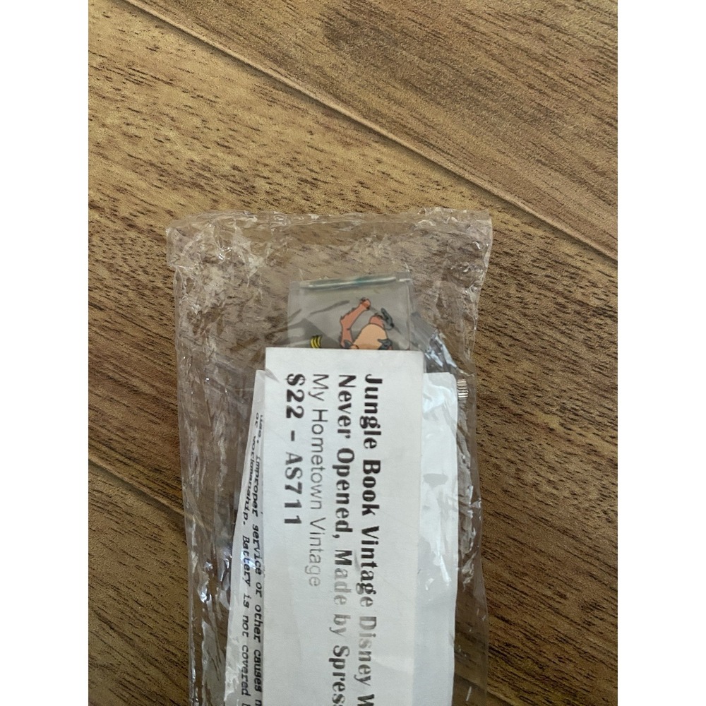 Vintage 1990 Disney Jungle Book Digital Watch Sealed Promo Mowgli Untested - Picture 6 of 7